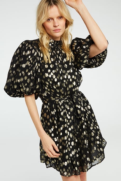 ROXY DRESS BLACK/GOLD 1