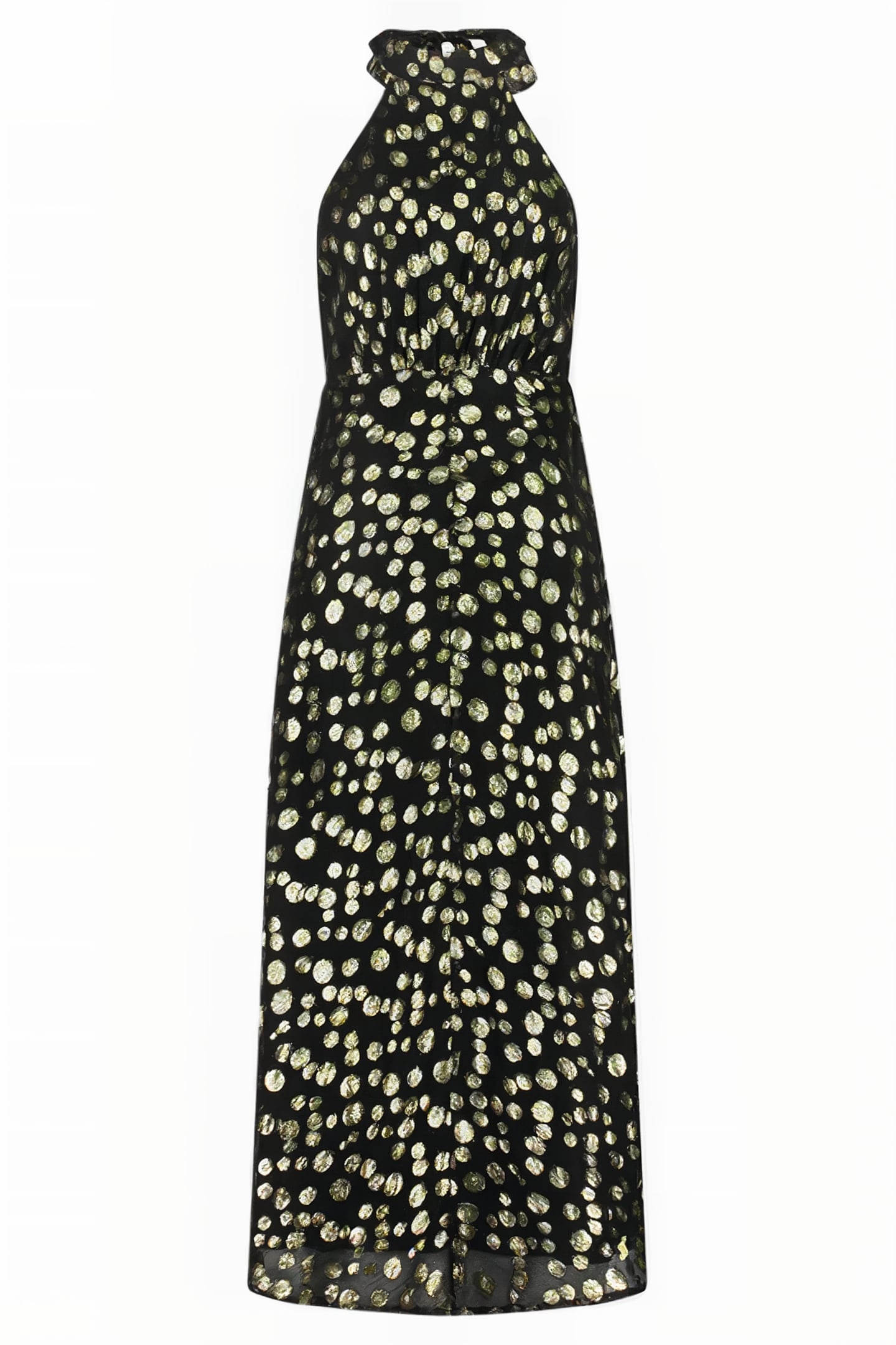 TANYA DRESS BLACK/GOLD 3