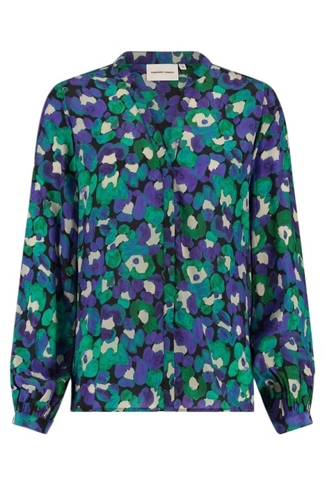 FRIDA BLOUSE GREEN ENVY/POPPY PUR 3