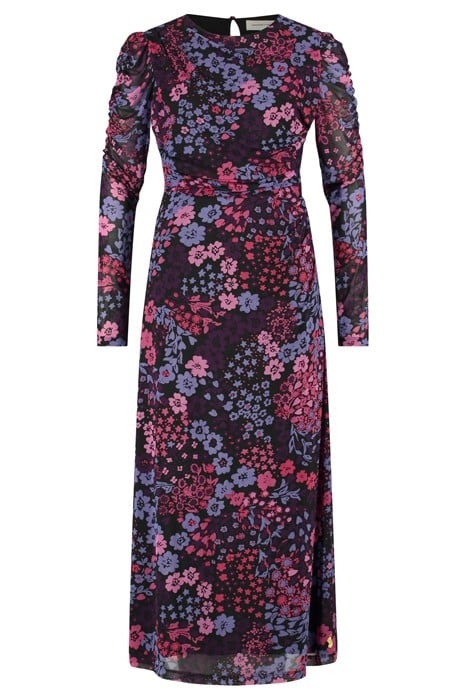 BELLA DRESS BLACK/BUBBLE GUM PIN 3