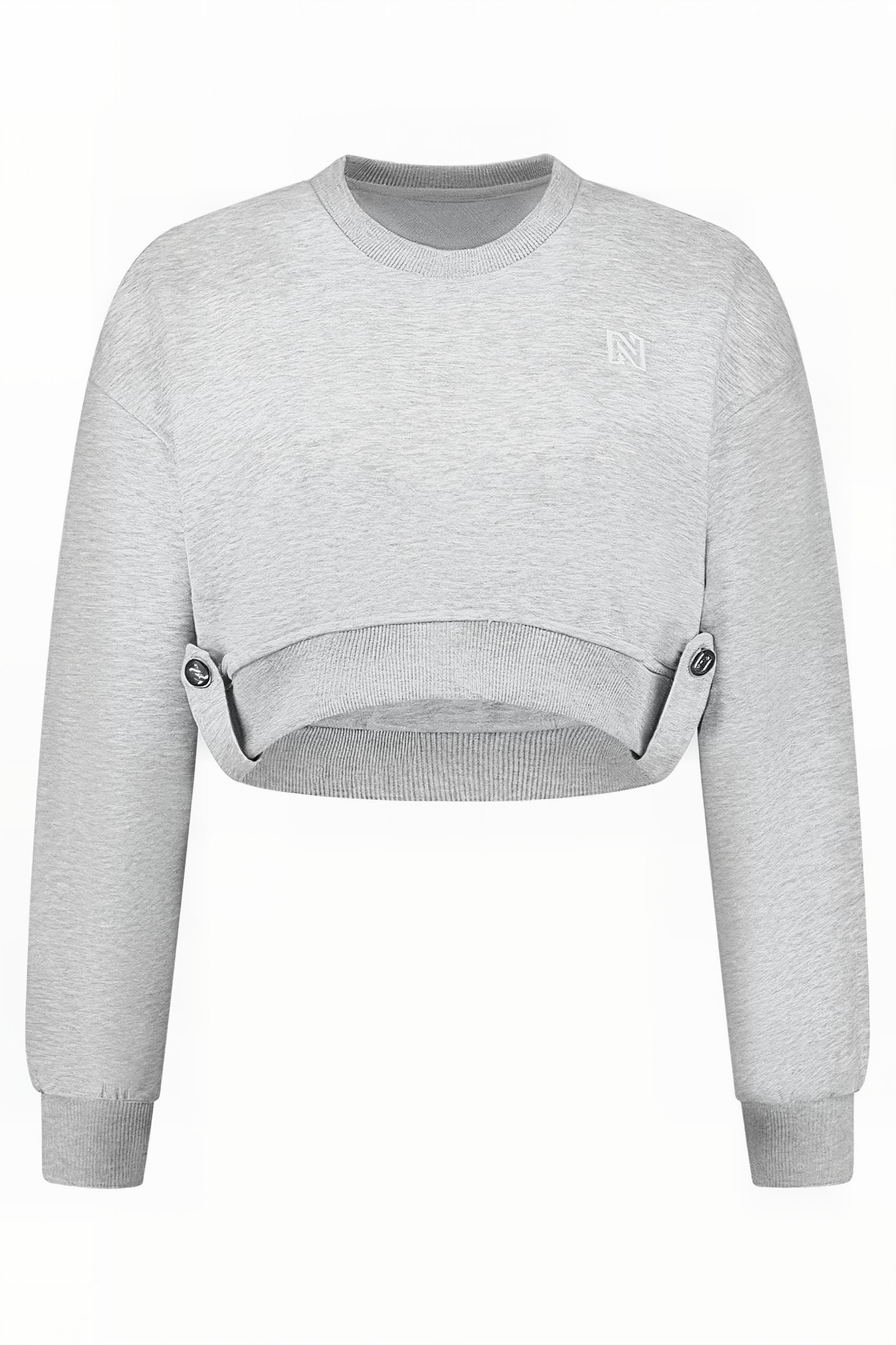 AMES SWEATSHIRT LIGHT GREY MELANGE 1