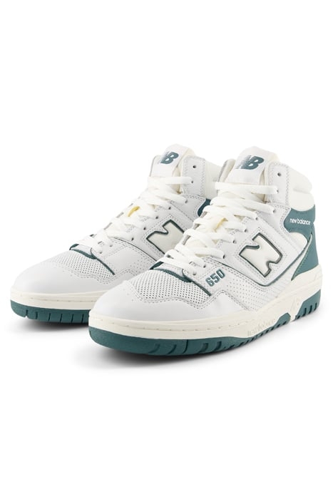 BB650RGR SNEAKERS IN WHITE & GREEN 2