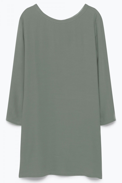 BOAT NECK SHORT DRESS ETAIN 4