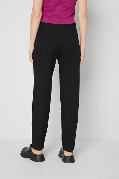 HIGH WAIST STRAIGHT PANTS NOIR 2