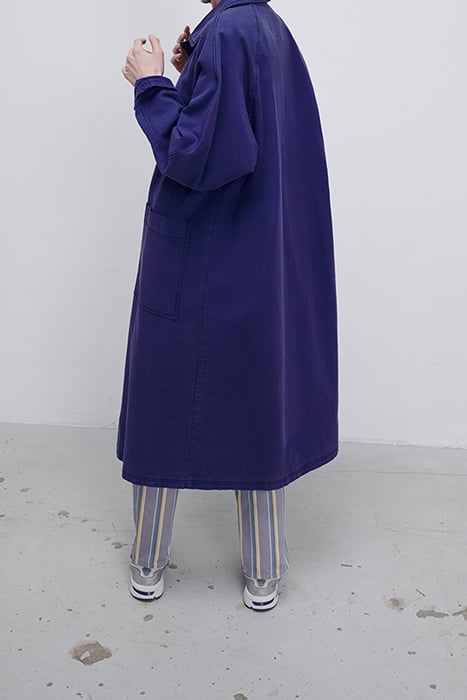 LONG SLEEVES COAT INDIGO VINTAGE 3