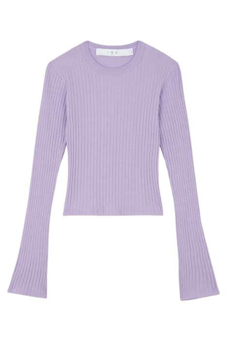 ERSILIA KNITTED SWEATER IN VINTAGE PURPLE 4