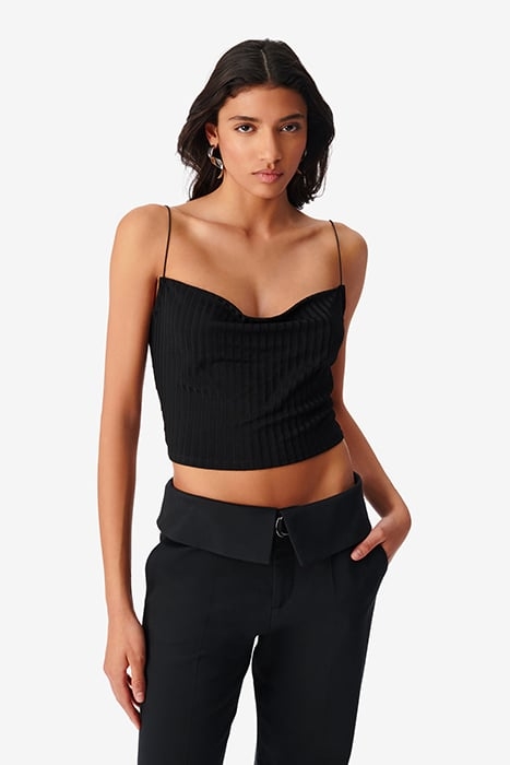 BENTI TANK TOP IN BLACK 1