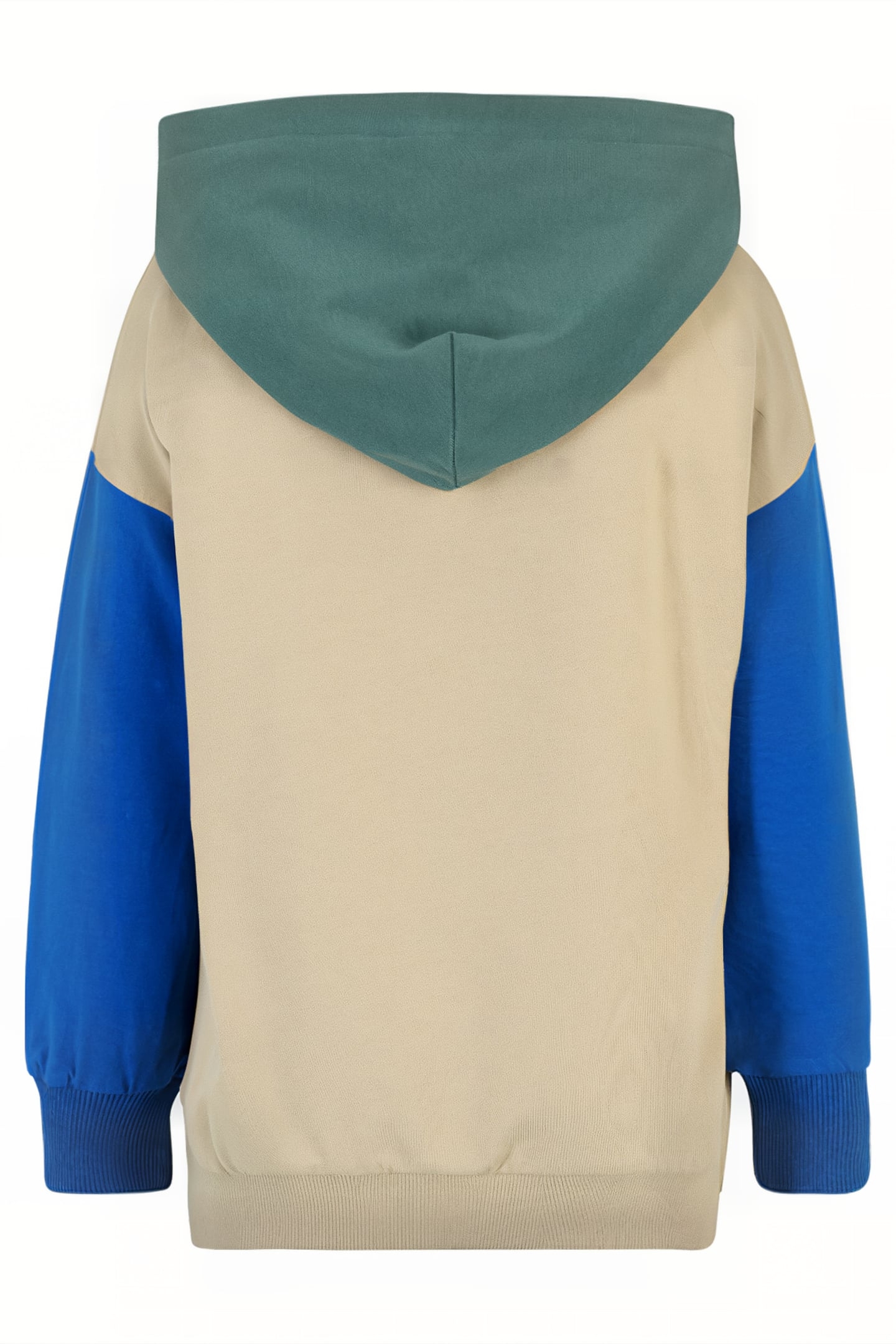 THACKERVILLE OVERSIZED HOODY FIELDS OF RYE-BLUE SPRUCE-LAPIS 2