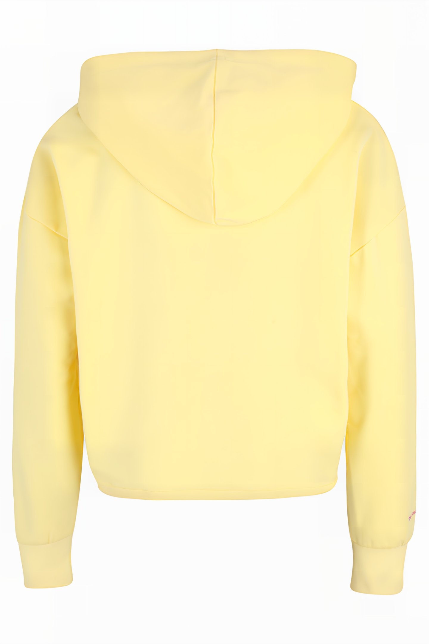 BURGHAUN CROPPED HOODY PALE BANANA 2