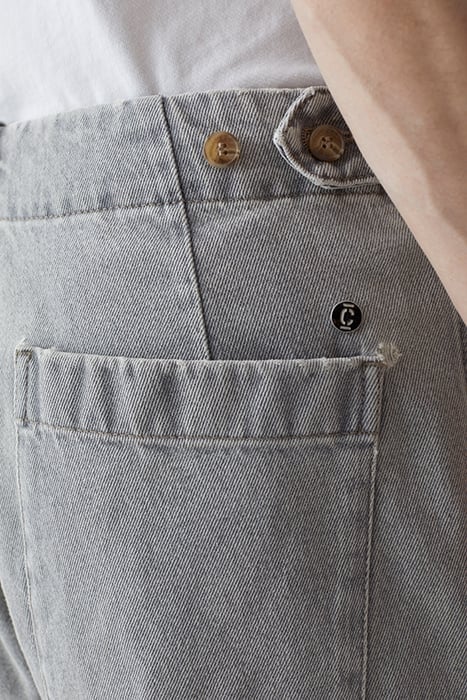 STYLE NAME BELFAST WIDE JEANS LIGHT GREY 8