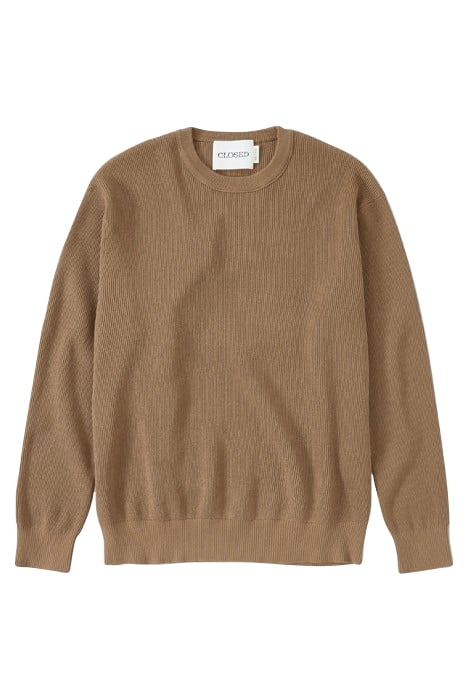 CREWNECK KNITS BROWN SUGAR 4