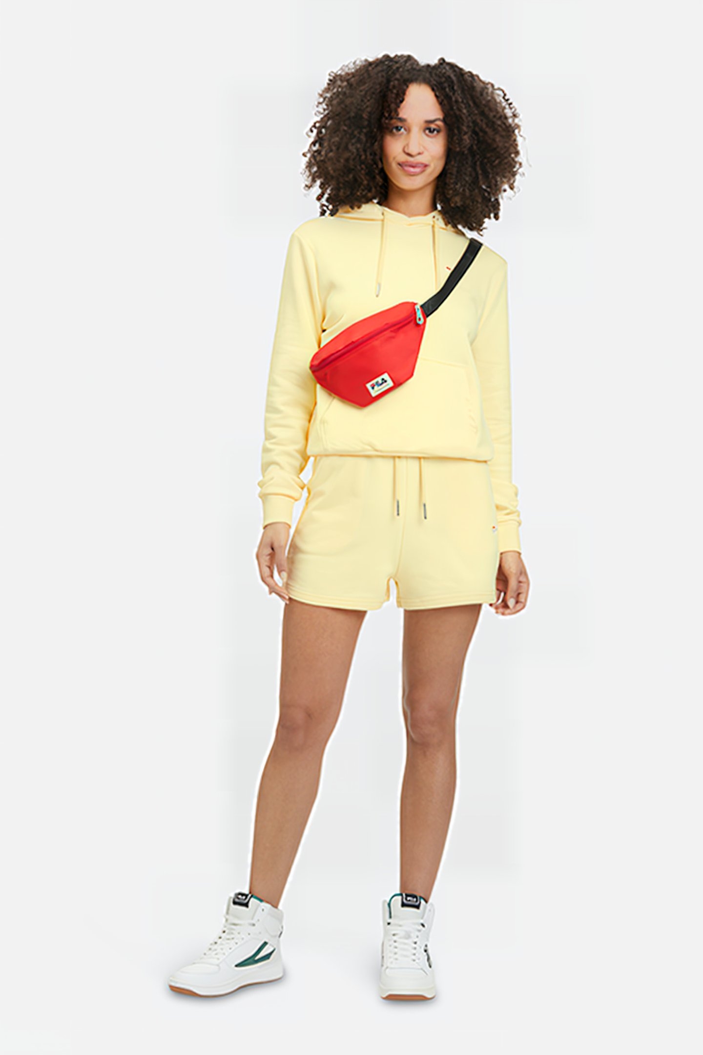 BUCHLOE HIGH WAISTED SHORTS FRENCH VANILLA 3