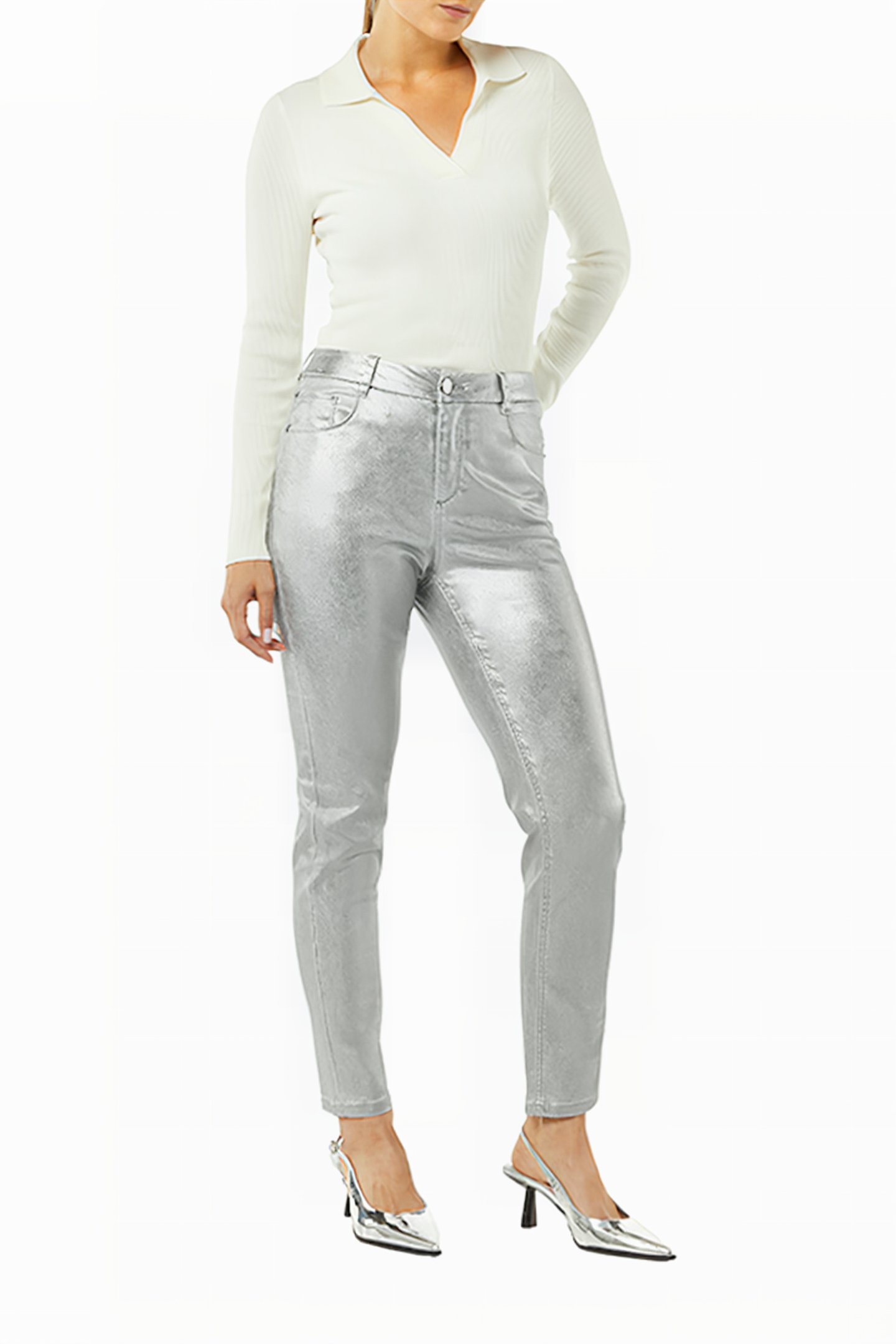COMMA PANTS SILVER 2