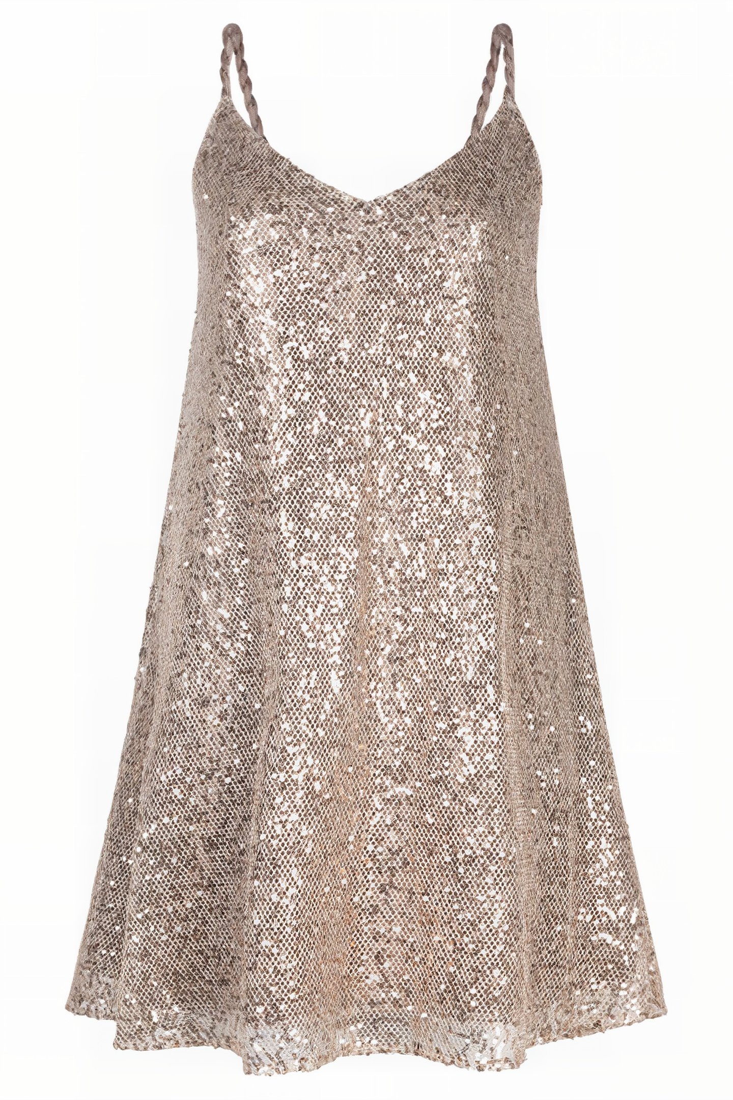 GLORIA SEQUINS DRESS PINK CHAMPAGNE 3