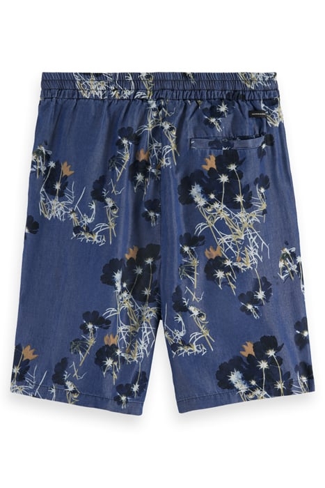 RELAXED-FIT ALLOVER PRINTED PLEATED SHORTS COMBO A 5