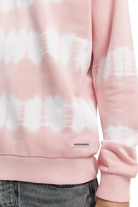 TIE-DYE ARTWORK RELAXED-FIT SWEATSHIRT ROSE 6