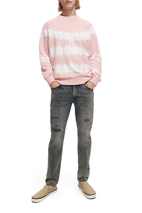 TIE-DYE ARTWORK RELAXED-FIT SWEATSHIRT ROSE 3