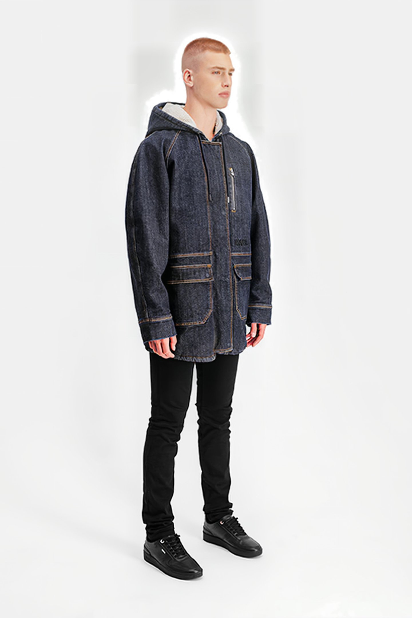 KEVIN LOOSE RAW UNISEX DENIM JACKET RAW 4