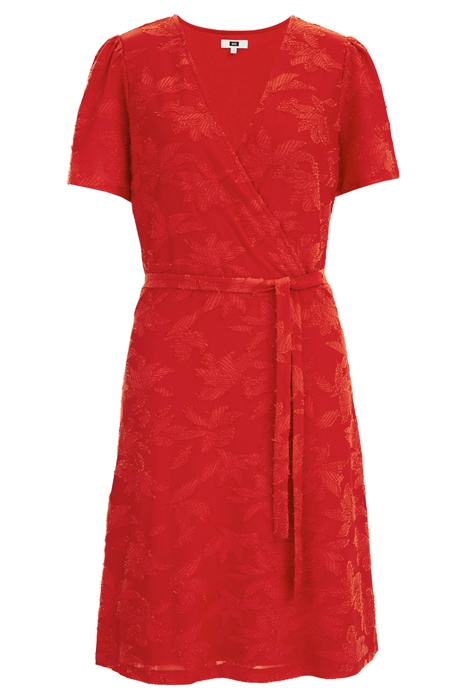 DRESS MIDI FIRE RED 4