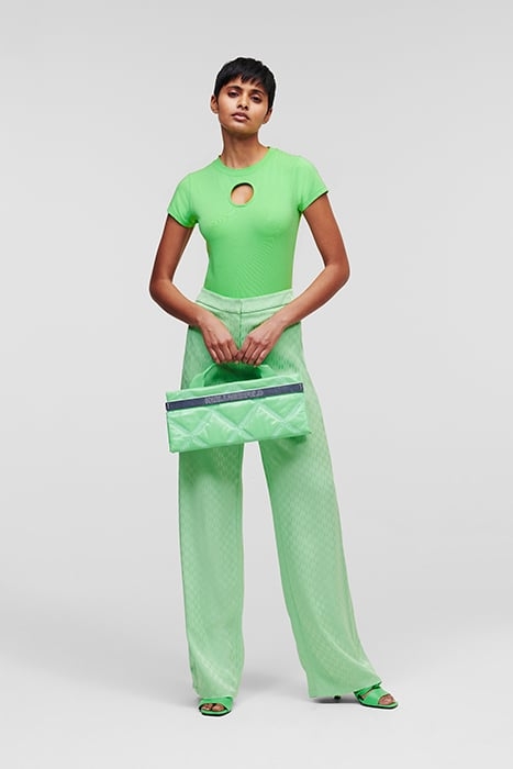 CUT OUT LOGO JERSEY BODY SUMMER GREEN 2