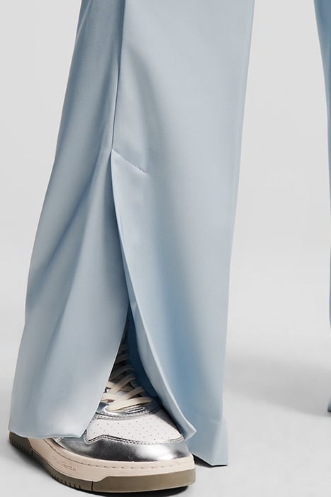 FLUID SATIN TAILORED PANTS CASHMERE BLUE 4