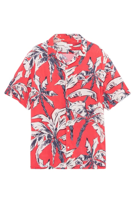 CAYENNE LENZING™ ECOVERO™ PALM-TREE SLIM SHIRT 4