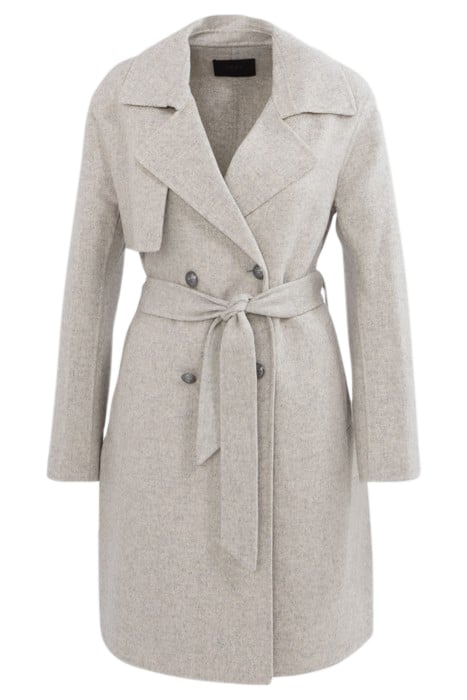 LIGHT TAUPE TRENCH COAT 4