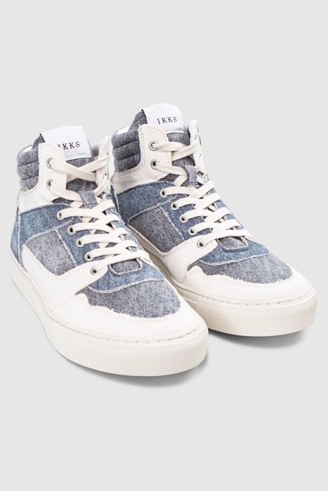 BLUE DENIM CANVAS TRAINERS 2