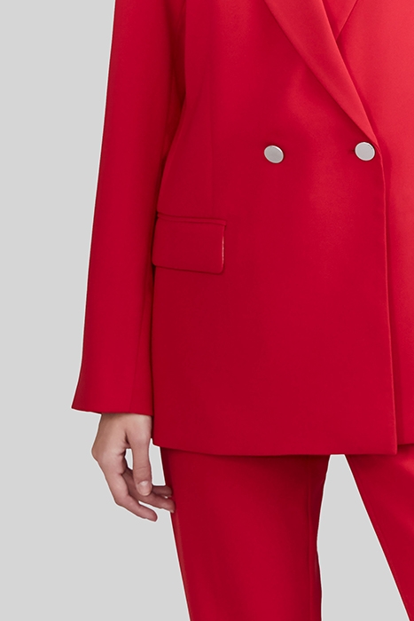 POPPY RED DOUBLE-BREASTED SUIT JACKET 5