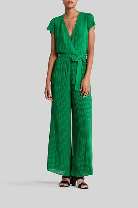 MINT PLEATED JUMPSUIT 1