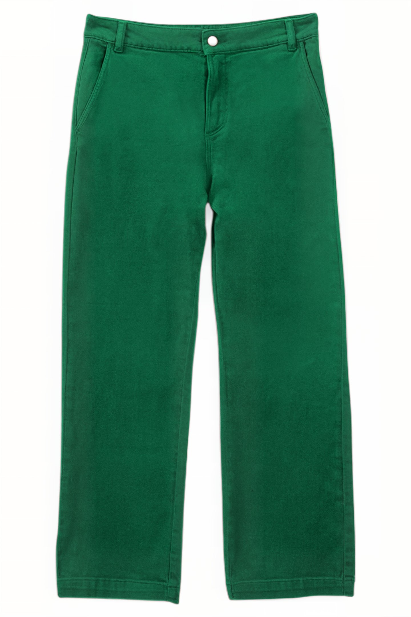 MEADOW GREEN FLARED JEANS 4