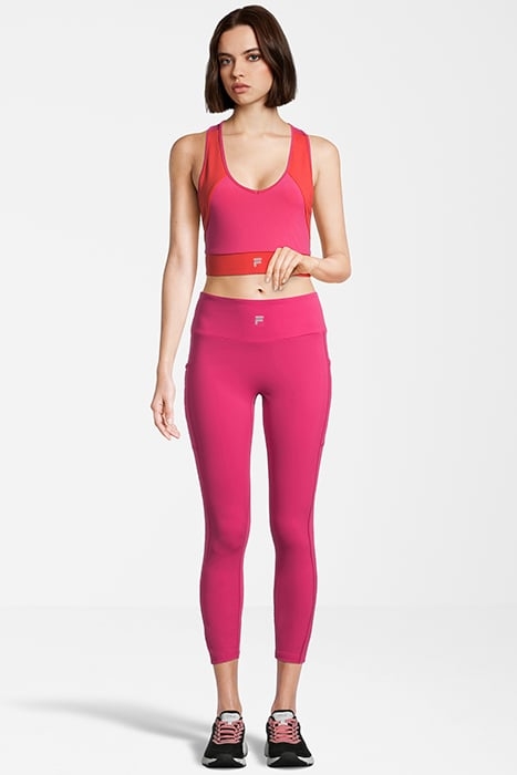 RAGA HIGH WAIST 7/8 TIGHTS PINK YARROW 3