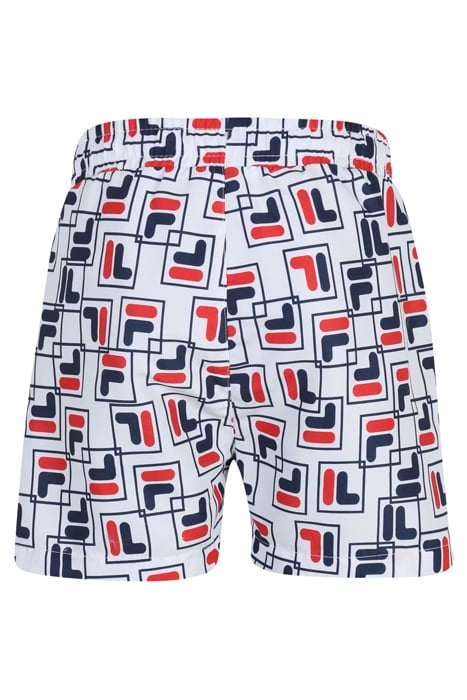 LAUDERT AOP BEACH SHORTS TRICOLOR PLAYFUL F-BOX AOP 2
