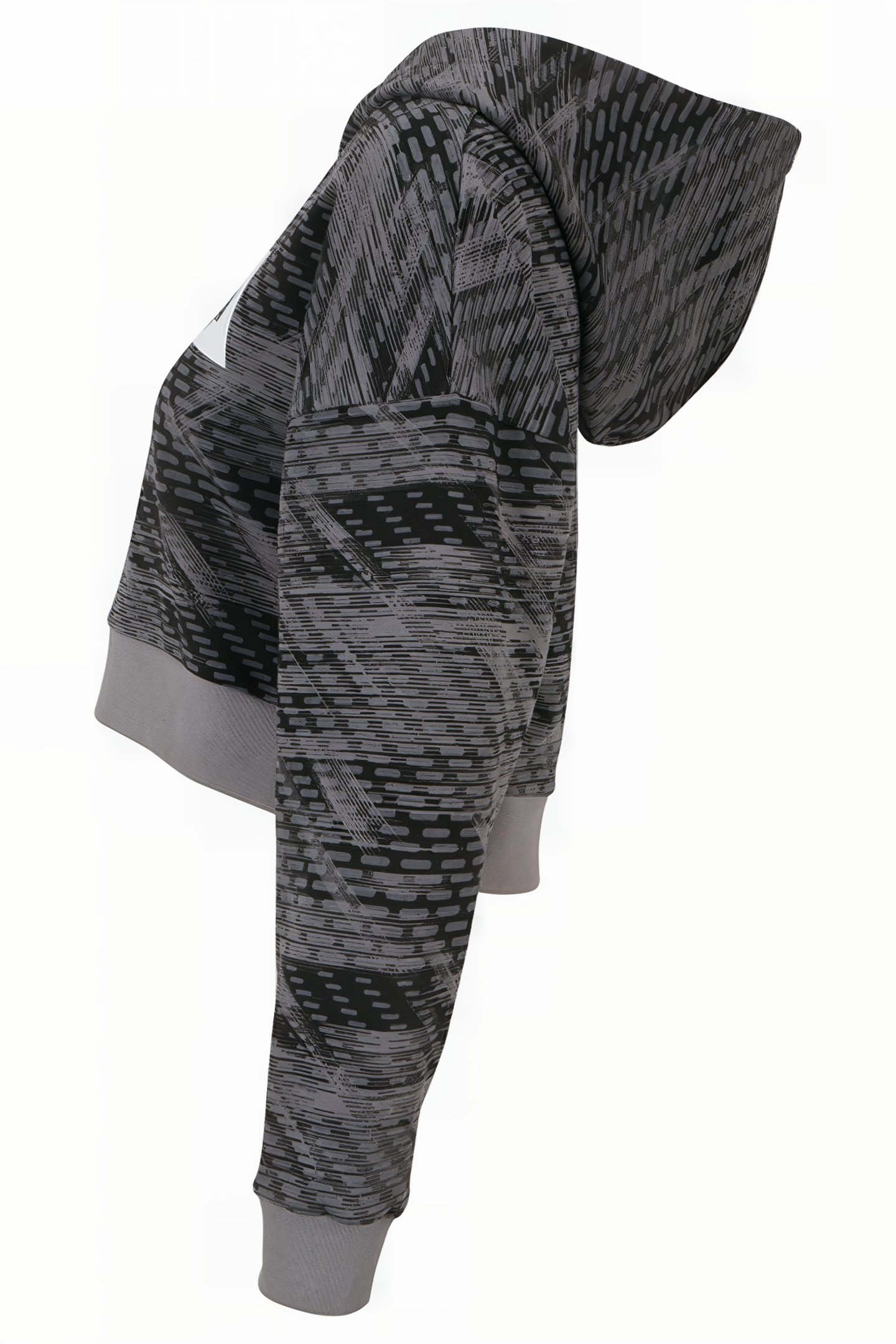 TERRALBA AOP CROPPED HOODY GREY URBAN JUNGLE 6