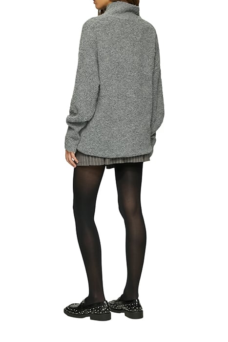 S.OLIVER-QS PULLOVER GREY/BLACK 3