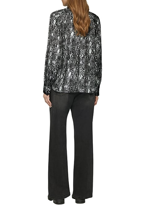 S.OLIVER BLOUSES GREY/BLACK 3