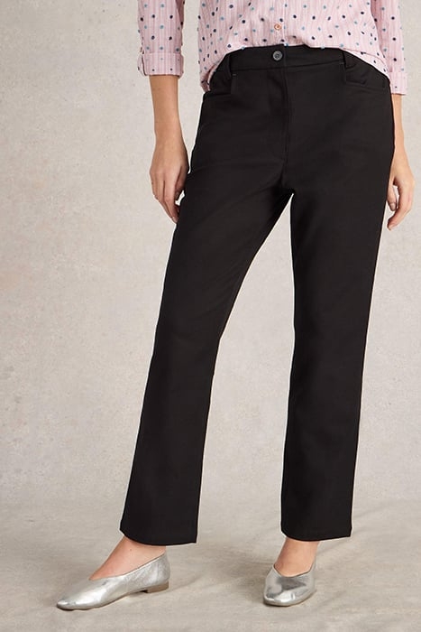 SAVANNAH STRETCH TROUSERS PURE BLACK 1