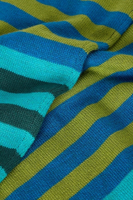 OLIVE STRIPE JUMPER GREEN MULTI 6