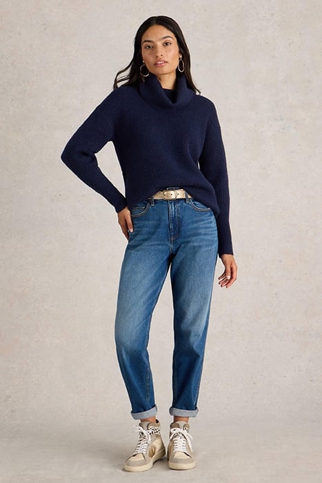 LOVELY RIB JUMPER FRENCH NAVY 1