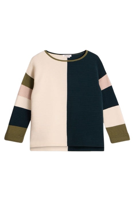 JANA COLOURBLOCK JUMPER NATURAL MULTI 3