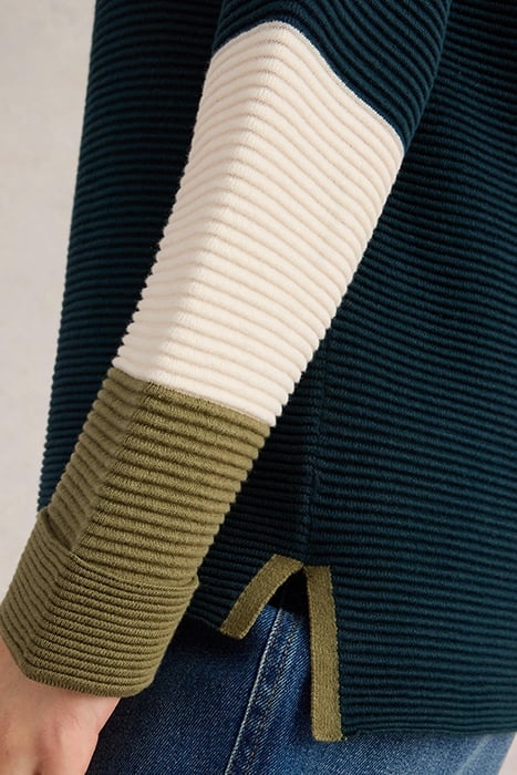 JANA COLOURBLOCK JUMPER NATURAL MULTI 5