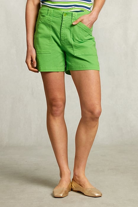 GREEN SHORTS WITH POCKETS 1