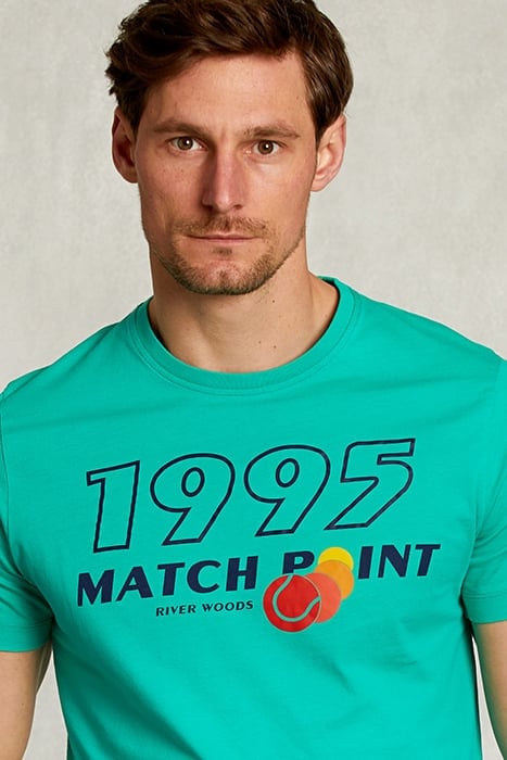 NORMAL FIT BASIC T-SHIRT IN MOSCOW MULE GREEN 4