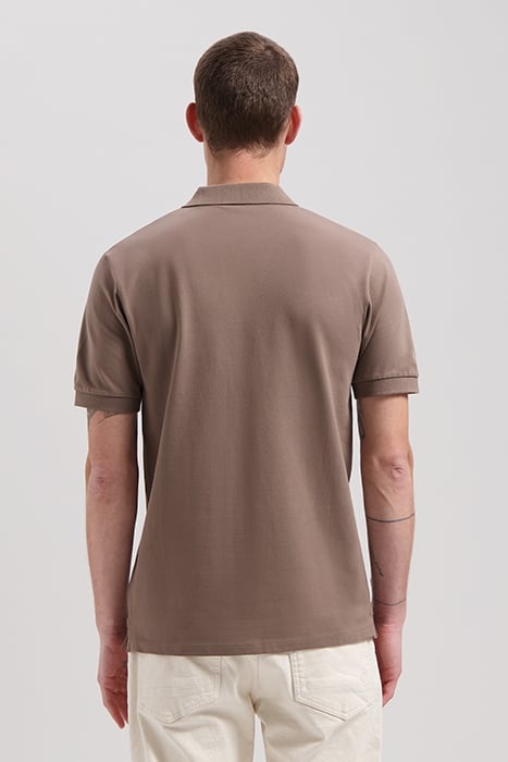 DS_BOWIE V- NECK POLO TIMBER WOLF TIMBER WOLF 2