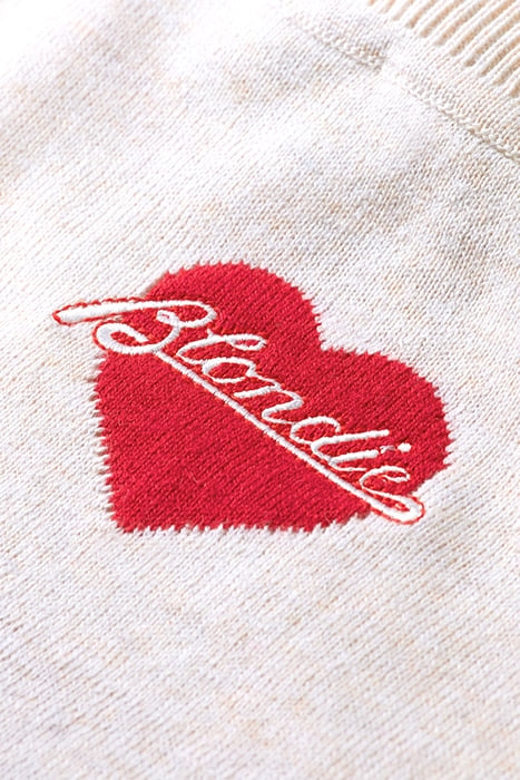 BLONDIE INTARSIA PULLOVER ECRU MELANGE 8