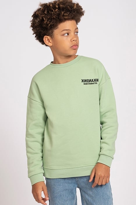 MIRROR SWEATSHIRT DEEP SAGE 1