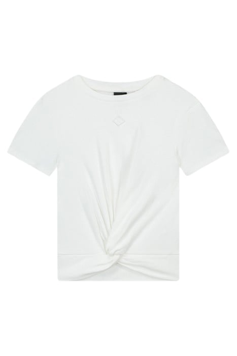 KNOT RIB T-SHIRT OFF WHITE 2