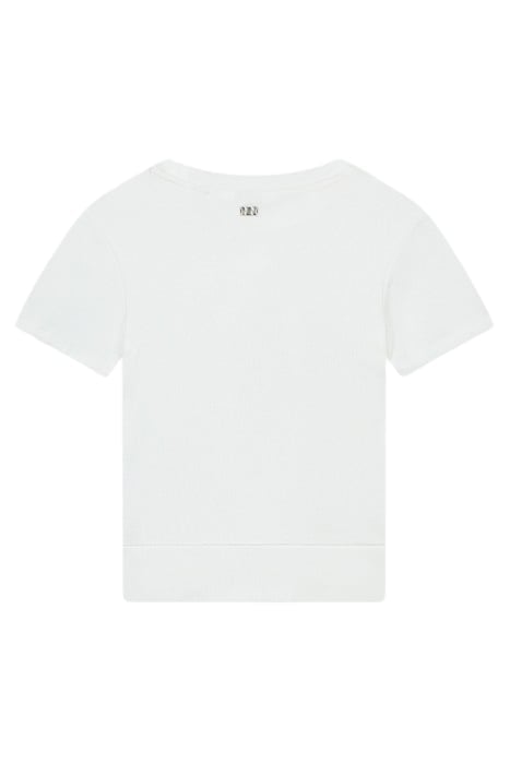 KNOT RIB T-SHIRT OFF WHITE 3