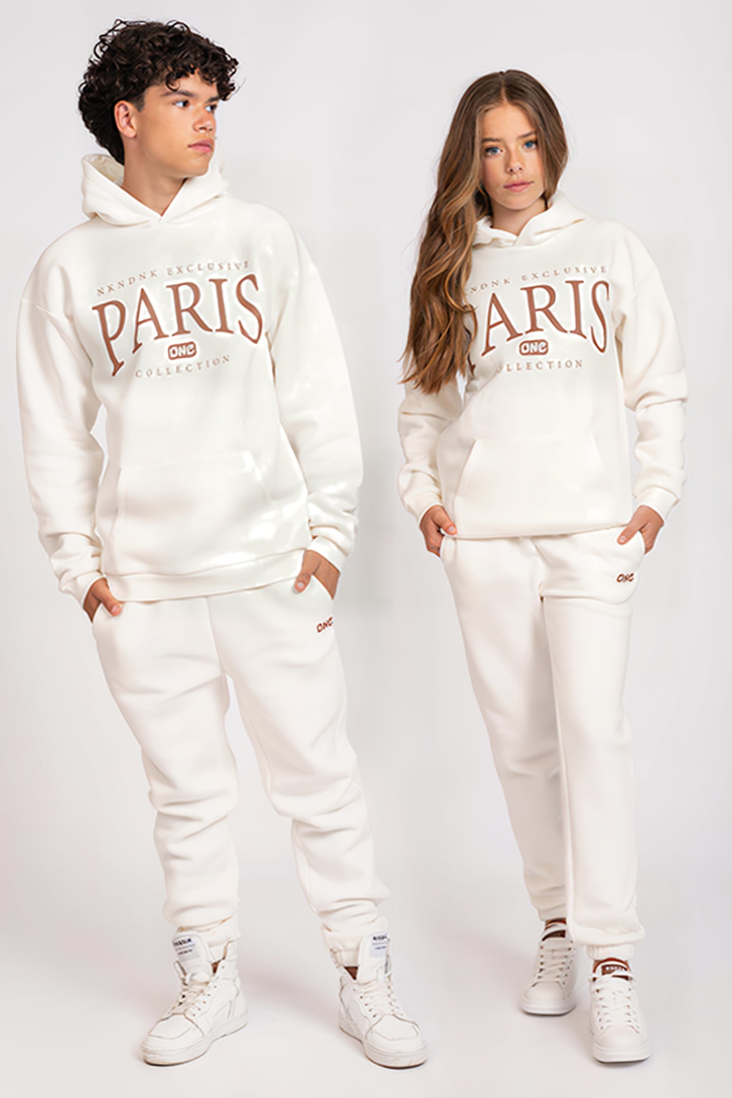 DOWN TOWN HOODIE OFF WHITE 1