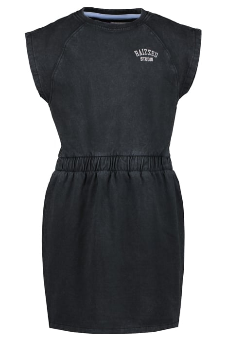 GIRLS GERONA DRESS WASHED BLACK 3